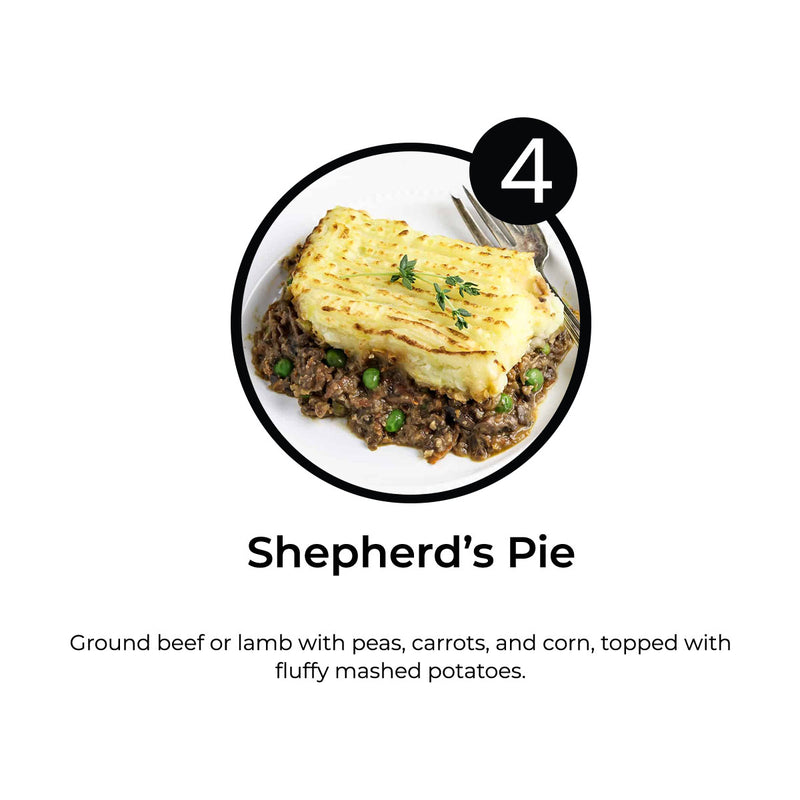 COMFORT MENU  - 5 MEAL PLAN
